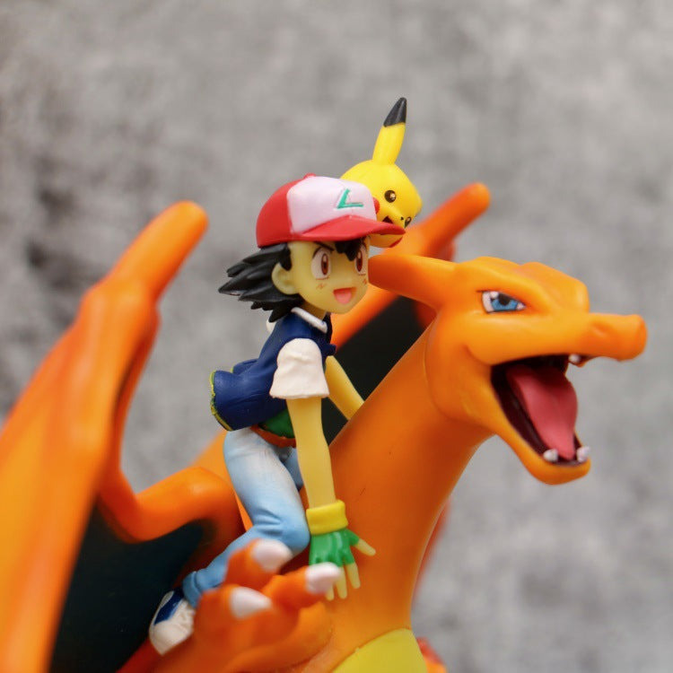 Pikachu and Charizard Anime Figures Set (Direct from Factory)