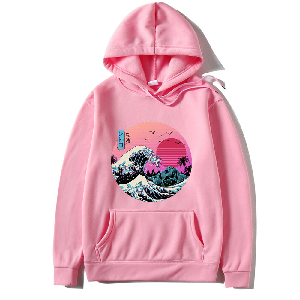 Sudaderas con capucha con estampado de anime japonés para hombres y mujeres