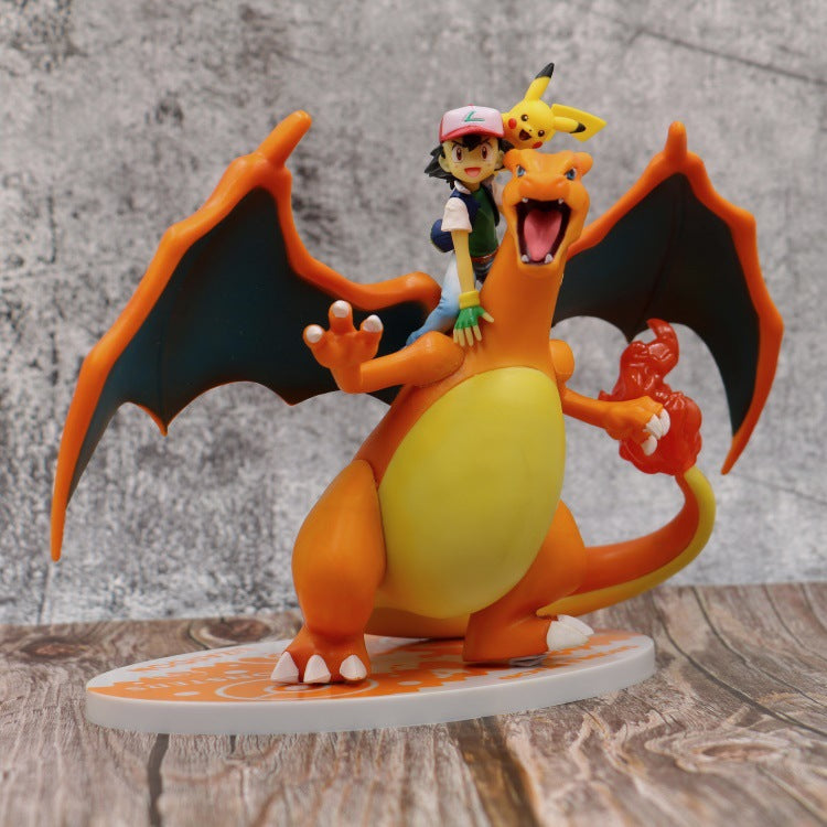 Pikachu and Charizard Anime Figures Set (Direct from Factory)