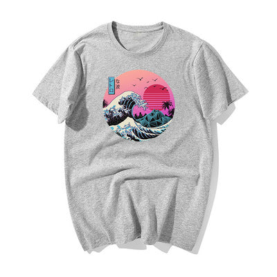 Great Retro Wave Japanese Anime Graphic T-Shirt