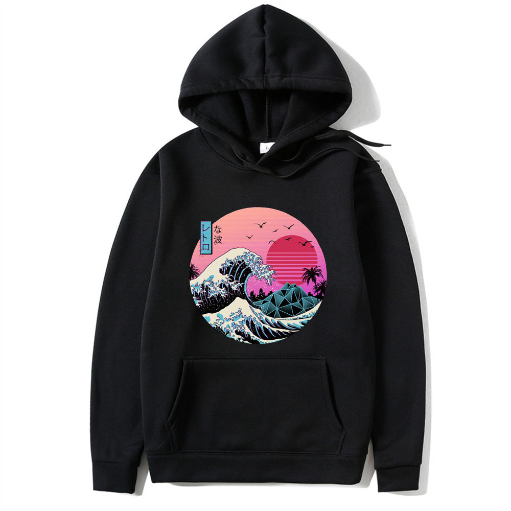 Sudaderas con capucha con estampado de anime japonés para hombres y mujeres