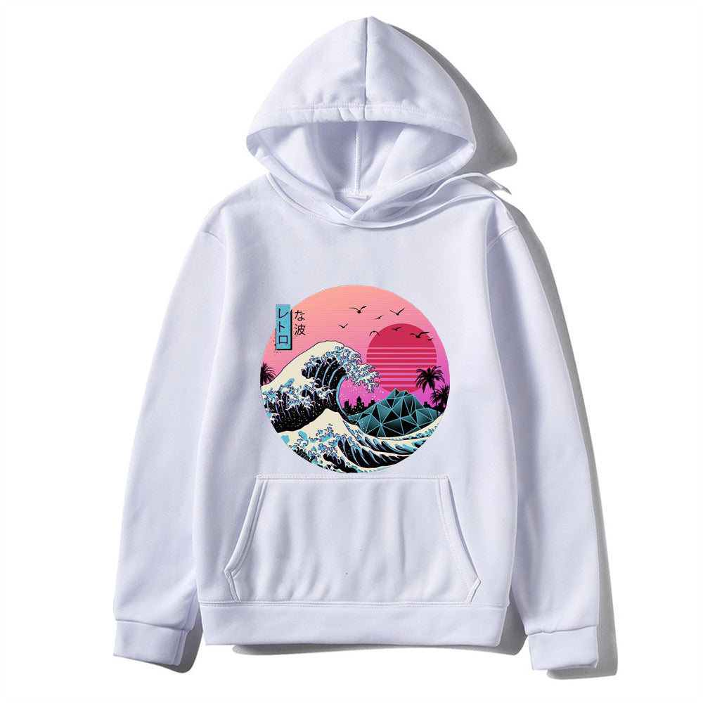 Sudaderas con capucha con estampado de anime japonés para hombres y mujeres