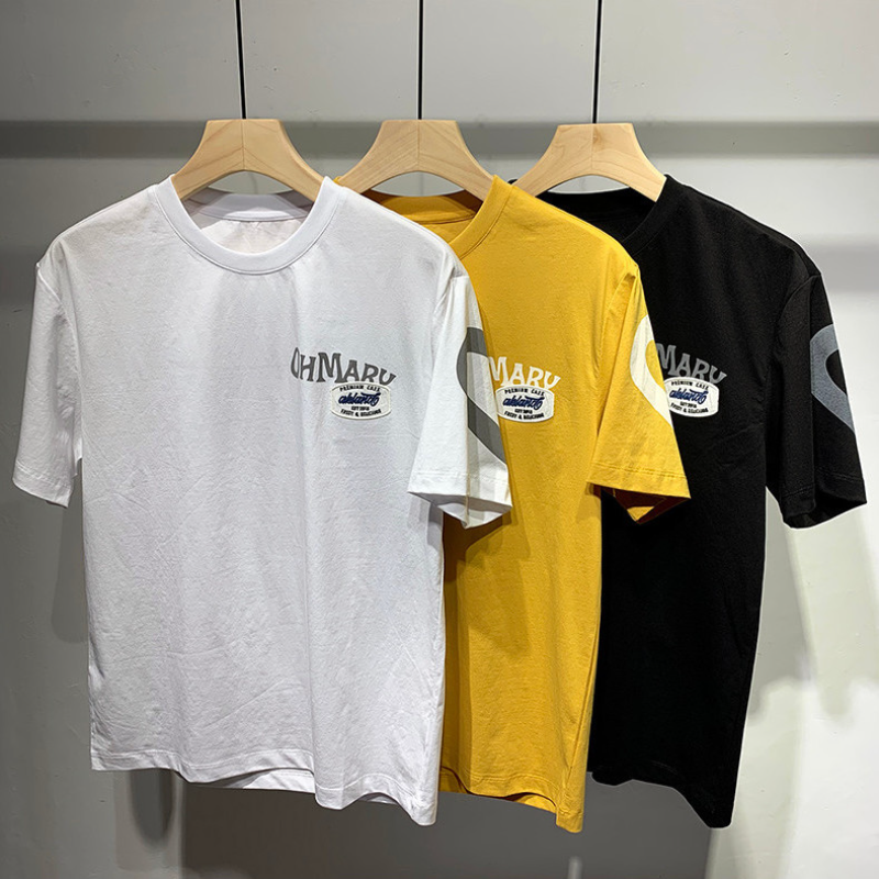 Camiseta de algodón de streetwear de anime para hombre - Estilo veraniego