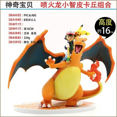 Pikachu and Charizard Anime Figures Set (Direct from Factory)