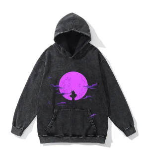 Sudadera de algodón retro Anime Street - Diseño de Naruto