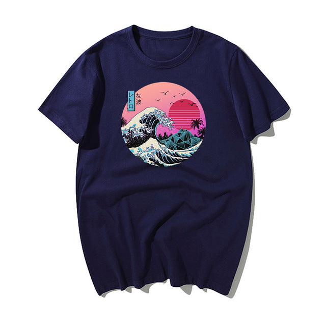 Great Retro Wave Japanese Anime Graphic T-Shirt