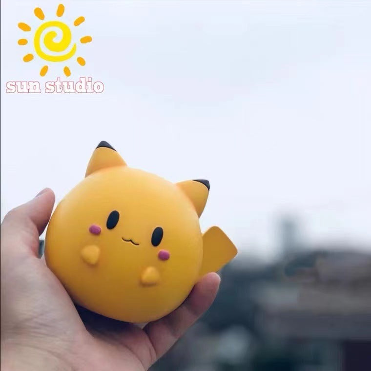 "Anime Pet Pokemon Jigglypuff Pikachu Figurine"