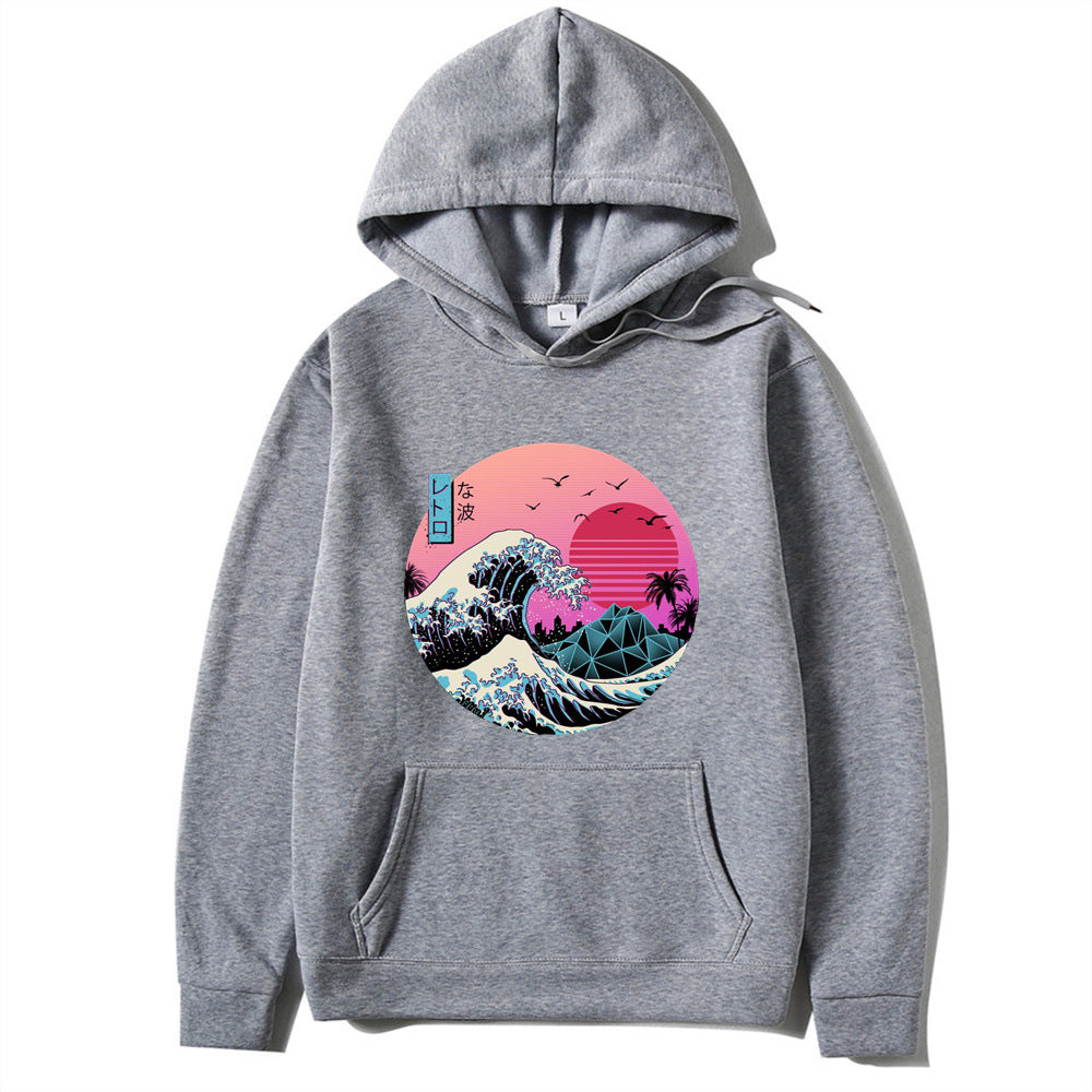 Sudaderas con capucha con estampado de anime japonés para hombres y mujeres
