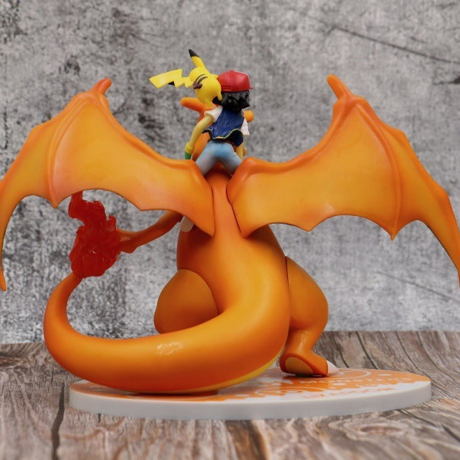 Set de figuras de anime de Pikachu y Charizard (directo de fábrica)