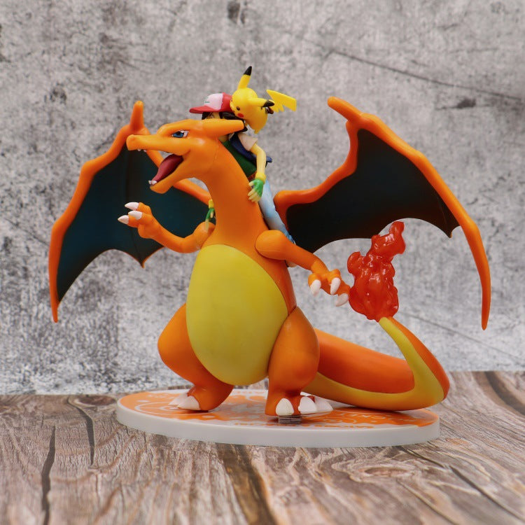 Pikachu and Charizard Anime Figures Set (Direct from Factory)